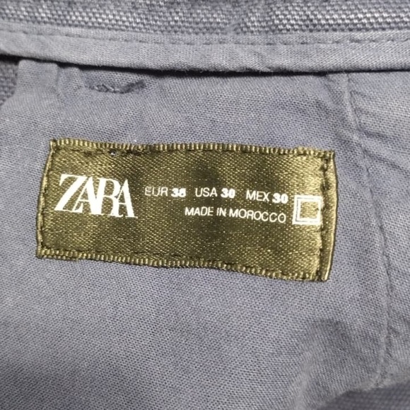 Zara Men's Navy Cargo Shorts size 30 brand new w tags - Picture 3 of 9